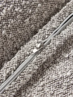 Westwing Collection Cojín grande en tejido bouclé sofá Lennon, 50 x 80 cm