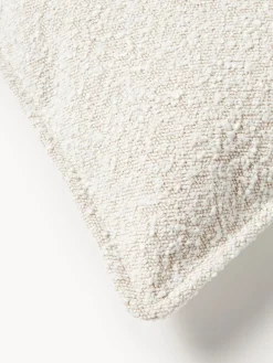 Westwing Collection Cojín grande en tejido bouclé Lennon, 70 x 70 cm