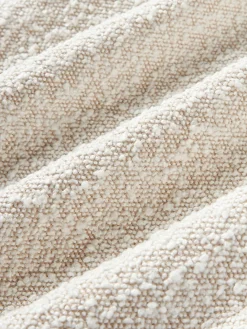 Westwing Collection Cojín grande en tejido bouclé Lennon, 70 x 70 cm