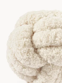 Westwing Collection Cojín nudo de borreguillo Dotty