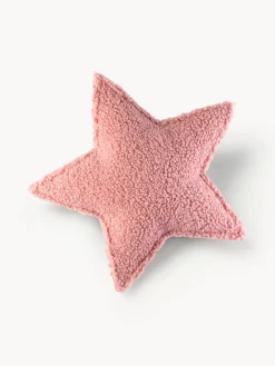 Wigiwama Cojín peluche de borreguillo Star^Niños Decoración Infantil|Cojines Infantiles