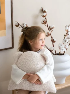 Wigiwama Cojín peluche de borreguillo Bear^Niños Decoración Infantil|Cojines Infantiles