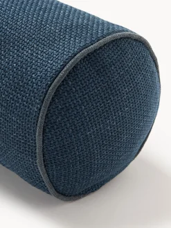 Westwing Collection Cojín rulo con ribete Aya