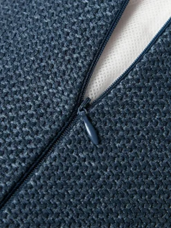 Westwing Collection Cojín rulo con ribete Aya