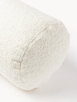 Westwing Collection Cojín rulo de sofá en tejido bouclé Sofia