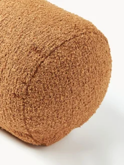 Westwing Collection Cojín rulo de sofá en tejido bouclé Sofia