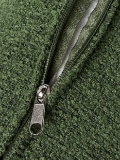 Westwing Collection Cojín rulo de sofá en tejido bouclé Sofia