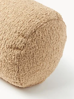 Westwing Collection Cojín rulo de sofá en tejido bouclé Sofia