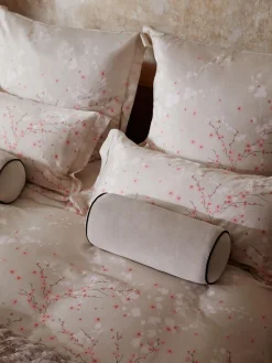 Westwing Collection Cojín rulo de terciopelo Monet^ Mantas|Cojines Decorativos