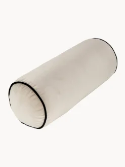 Westwing Collection Cojín rulo de terciopelo Monet^ Mantas|Cojines Decorativos