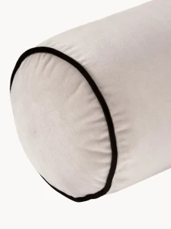 Westwing Collection Cojín rulo de terciopelo Monet^ Mantas|Cojines Decorativos