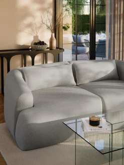 Westwing Collection Cojín sofá en tejido bouclé Sofia