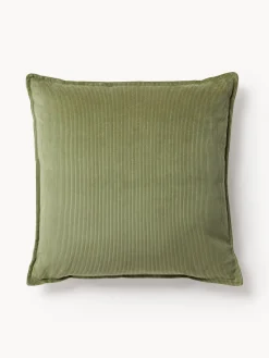 Westwing Collection Cojín sofá grande de pana Lennon, 60 x 60 cm