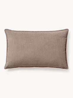 Westwing Collection Cojín sofá grande de pana Lennon, 50 x 80 cm