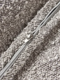 Westwing Collection Cojín sofá grande en tejido bouclé Lennon, 60 x 60 cm