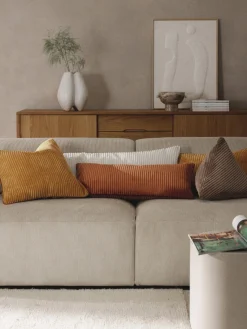 Westwing Collection Cojín triangular de pana Kylen