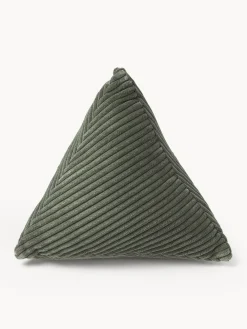 Westwing Collection Cojín triangular de pana Kylen^ Cojines Decorativos|Mantas
