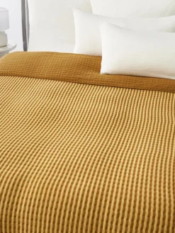 Westwing Collection Colcha de algodón acolchada Nivia