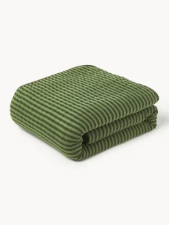 Westwing Collection Colcha de algodón acolchada Nivia