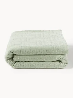 Westwing Collection Colcha de algodón Lazlo