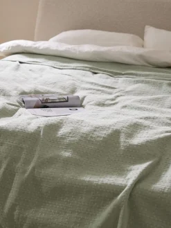 Westwing Collection Colcha de algodón Lazlo