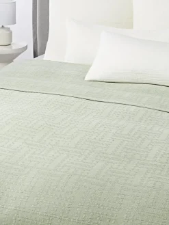 Westwing Collection Colcha de algodón Lazlo