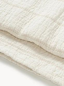 Westwing Collection Colcha de algodón texturizado Lianna