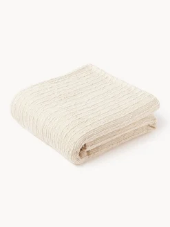 Westwing Collection Colcha de tejido bouclé Thomassin^ Mantas|Colchas