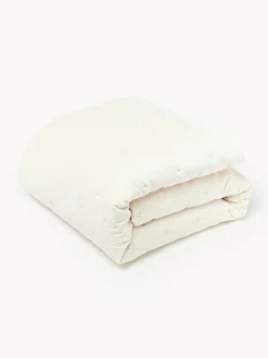 Westwing Collection Colcha de terciopelo acolchada Cheryl