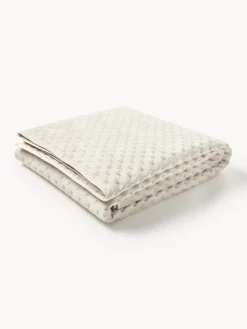 Westwing Collection Colcha de terciopelo acolchada Riko^ Colchas|Mantas