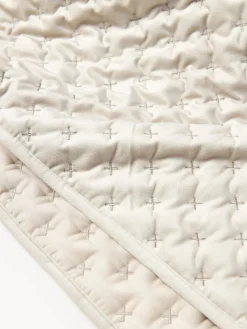 Westwing Collection Colcha de terciopelo acolchada Riko^ Colchas|Mantas