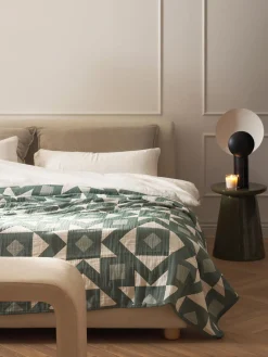 Westwing Collection Colcha en tejido jacquard Benson^ Colchas|Mantas