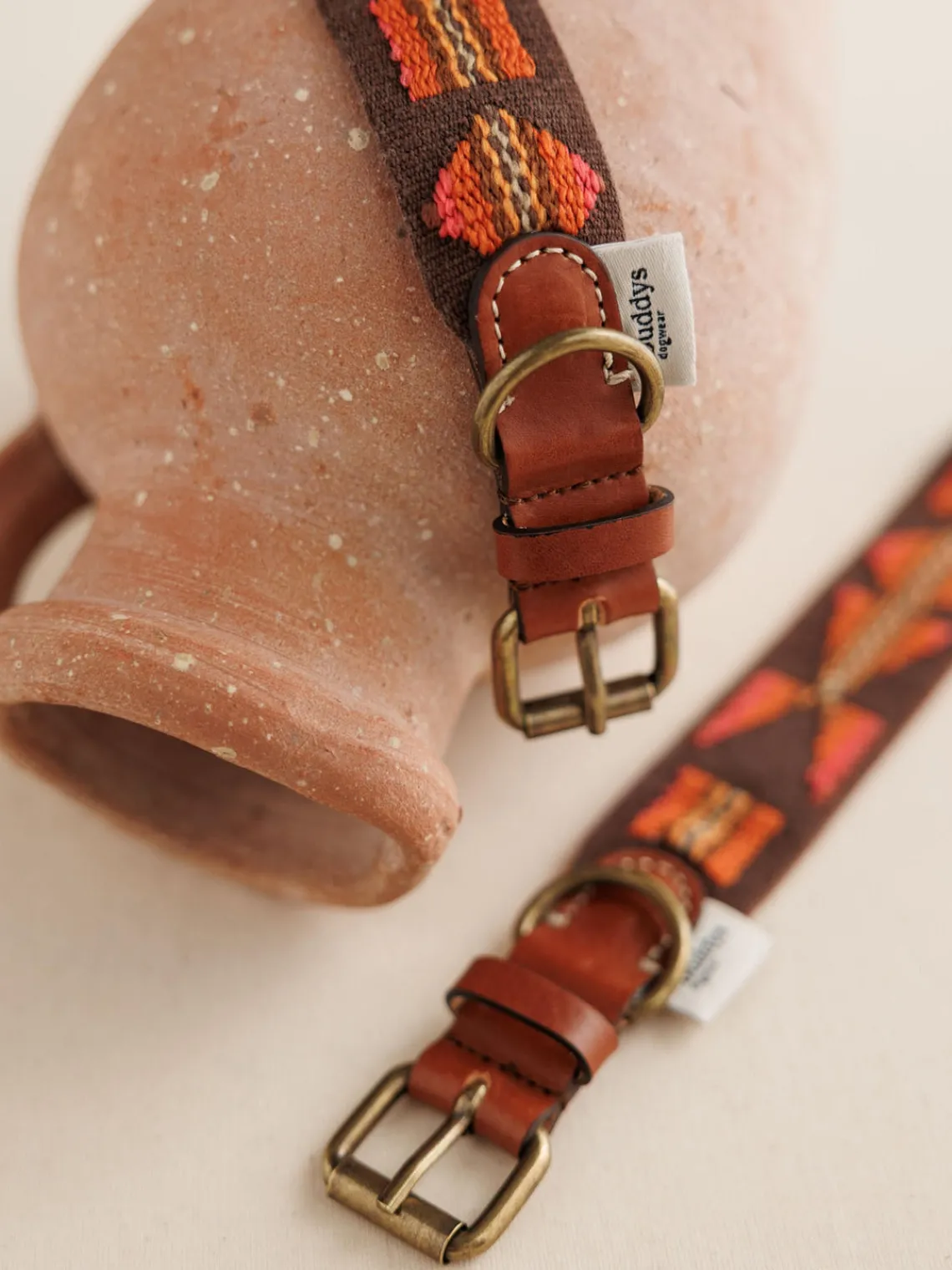 Buddys Dogwear Collar para mascotas artesanal Etna, tamaños diferentes^ Accesorios Para Animales|Jarrones
