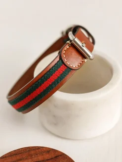 Buddys Dogwear Collar para mascotas artesanal Baseball, tamaños diferentes^ Accesorios Para Animales|Jarrones