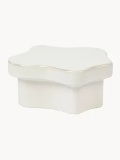 Broste Copenhagen Columna decorativa artesanal Sonja, 22 cm^ Bandejas Decorativas|Jarrones