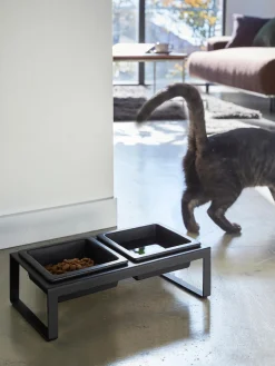 Yamazaki Comedero para mascotas Tower^ Accesorios Para Animales|Jarrones