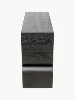 Kare Design Consola artesanal de madera Curve