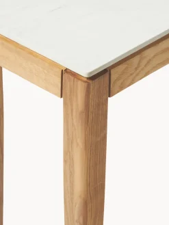 Westwing Collection Consola con tablero en efecto mármol Jackson