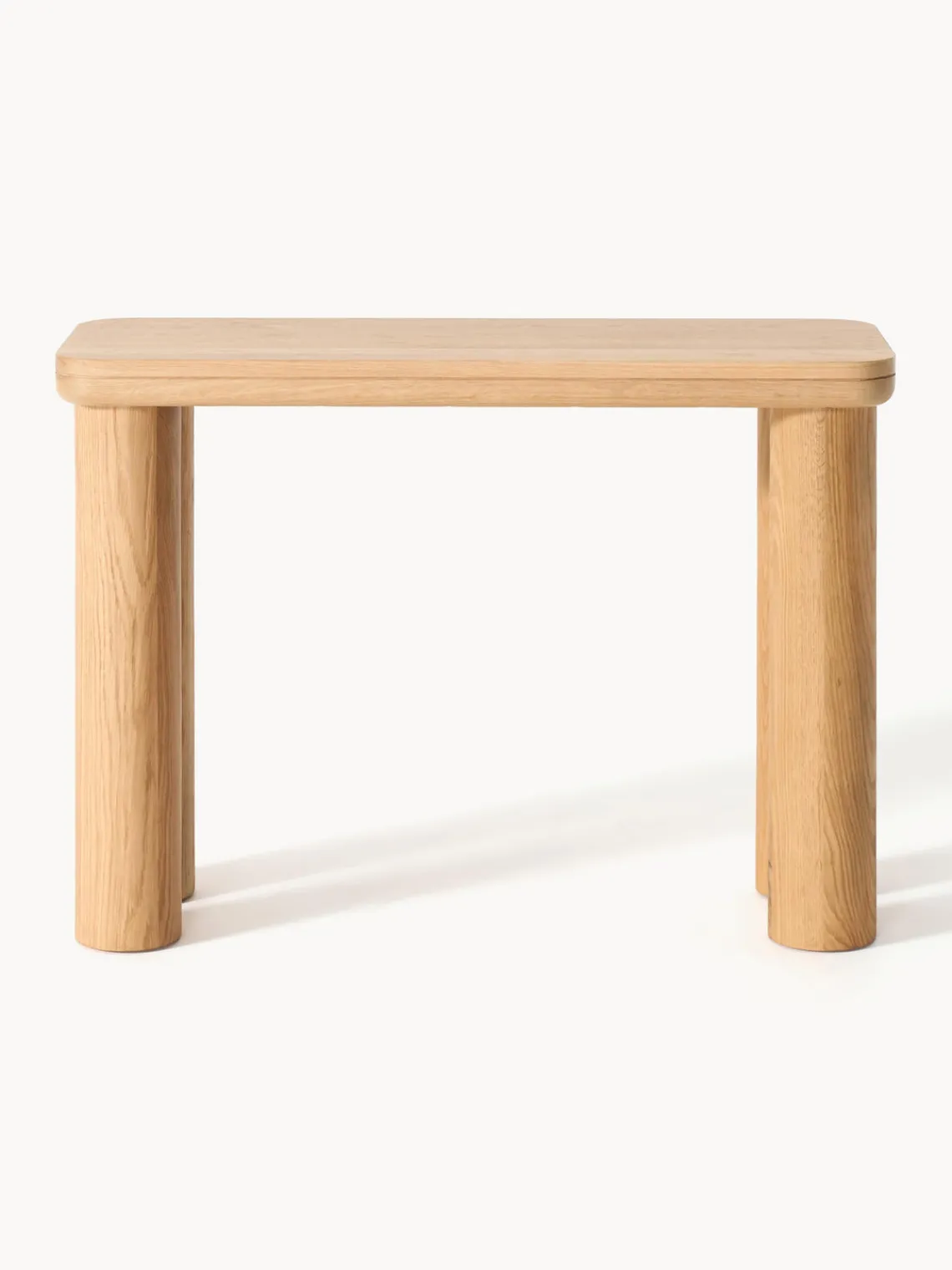 Westwing Collection Consola de madera de roble Kalia