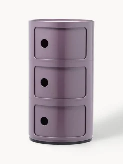 Kartell Contenedor de diseño Componibili, 3 módulos