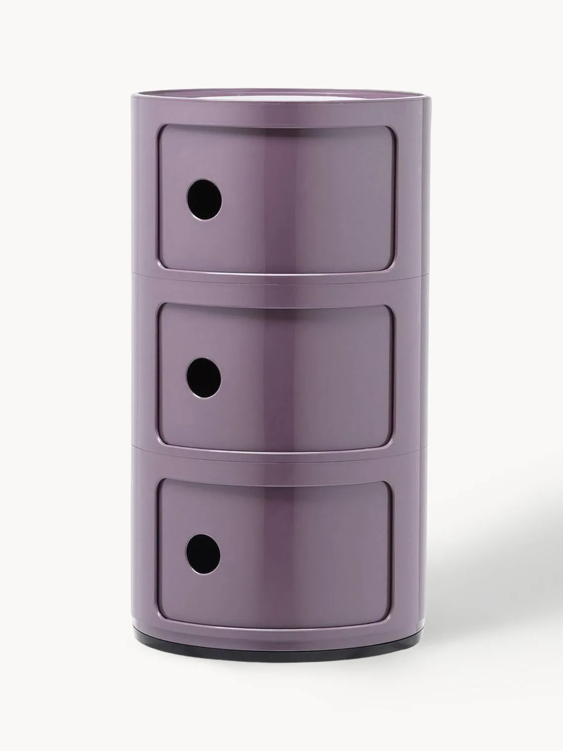 Kartell Contenedor de diseño Componibili, 3 módulos