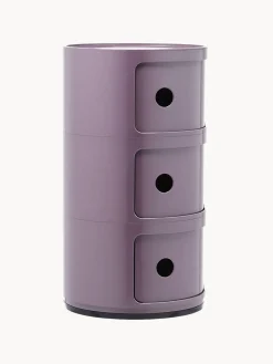 Kartell Contenedor de diseño Componibili, 3 módulos