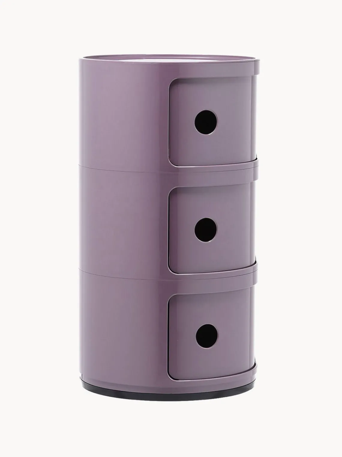 Kartell Contenedor de diseño Componibili, 3 módulos
