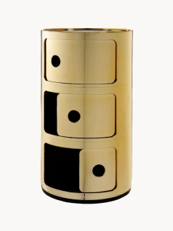 Kartell Contenedor de diseño Componibili, 3 módulos