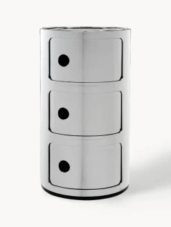 Kartell Contenedor de diseño Componibili, 3 módulos