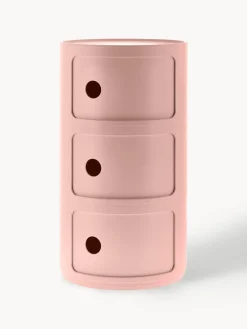 Kartell Contenedor de diseño Componibili, 3 módulos^ Cajoneras|Mesas Auxiliares
