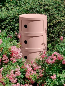 Kartell Contenedor de diseño Componibili, 3 módulos^ Cajoneras|Mesas Auxiliares