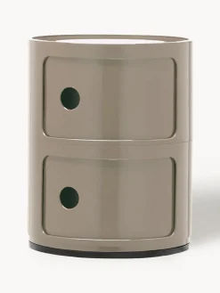 Kartell Contenedor de diseño Componibili, 2 módulos^ Cajoneras|Mesas Auxiliares