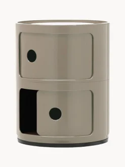 Kartell Contenedor de diseño Componibili, 2 módulos^ Cajoneras|Mesas Auxiliares