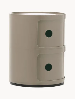 Kartell Contenedor de diseño Componibili, 2 módulos^ Cajoneras|Mesas Auxiliares
